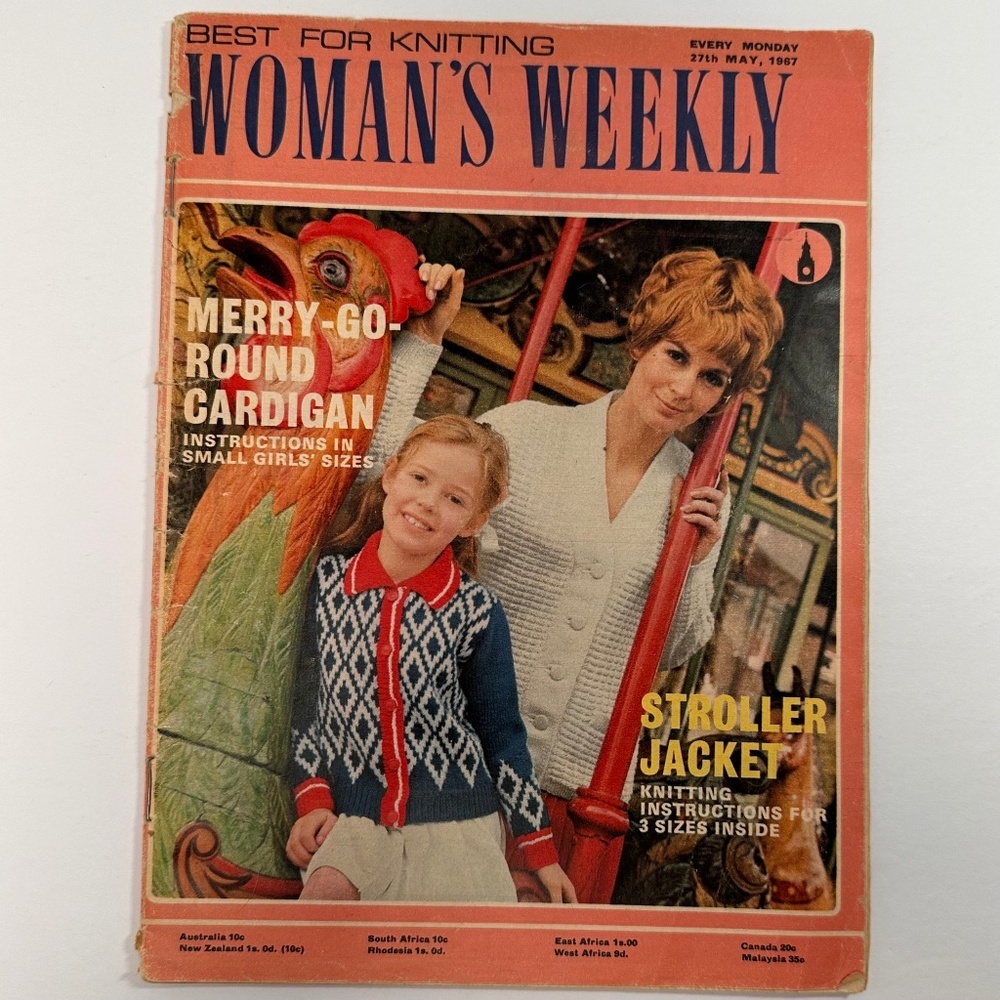 ✨ 3 for $45 DEAL! ✨ Vintage Woman’s Weekly Magazine – Sept 2, 1967 Retro Fashion